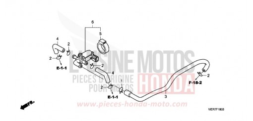 AIR INJECTION CONTROL VALVE (2) CBF600N8 de 2008